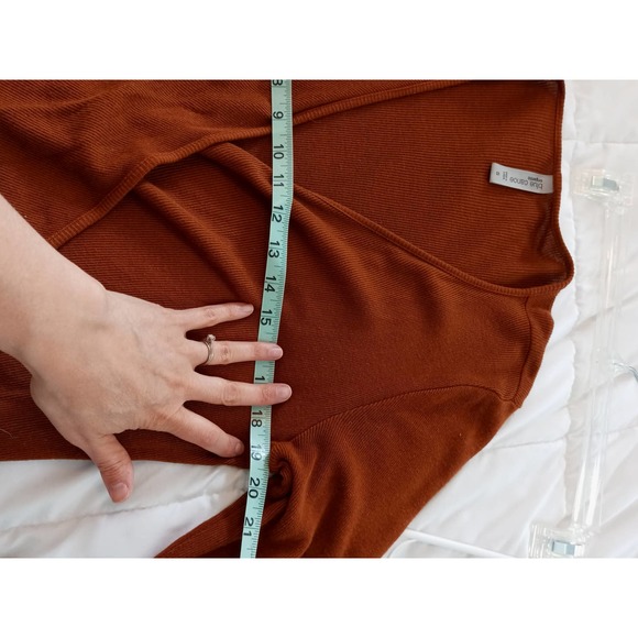 Blue Canoe Organic Brown Open Front Flowy Cardigan - Picture 8 of 8